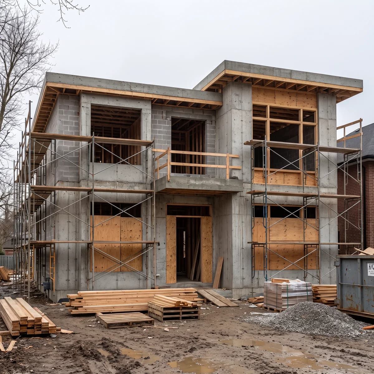 Home mid-rebuild by Two Crew LTD