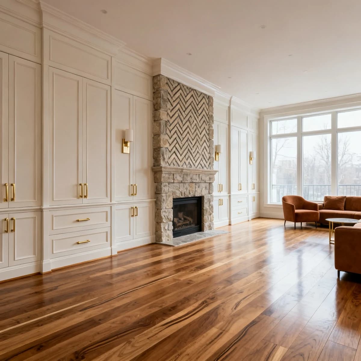 Finished living room by Two Crew LTD